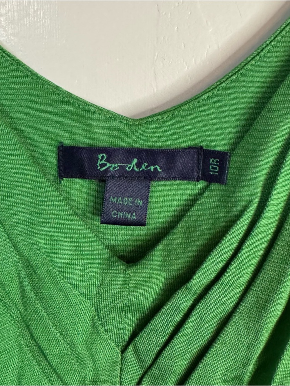 Boden Green Sleeveless Summer Dress Size 10 - Picture 3 of 10
